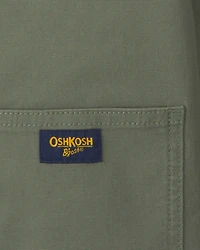 Boys Utility Jacket - Olive Green