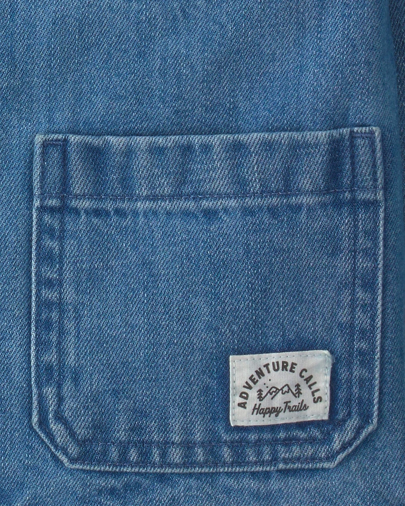 Toddler Organic Cotton Denim Barn Jacket