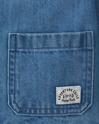 Toddler Organic Cotton Denim Barn Jacket