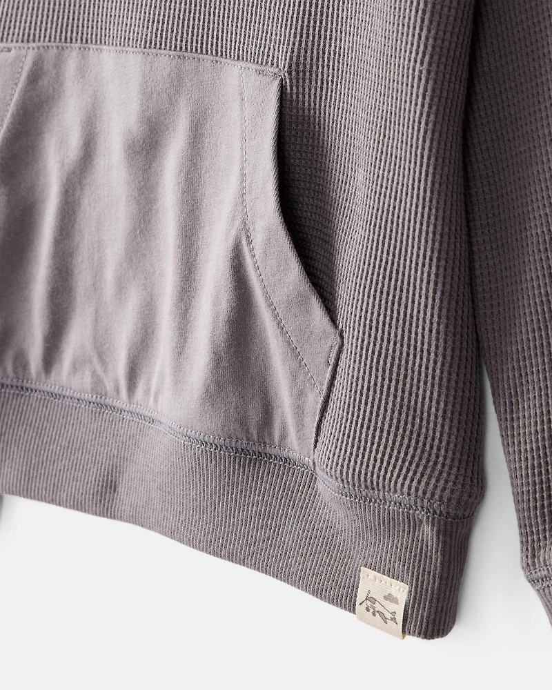 Toddler Boy Waffle Knit Long-Sleeve Tee & Pant Set - Grey