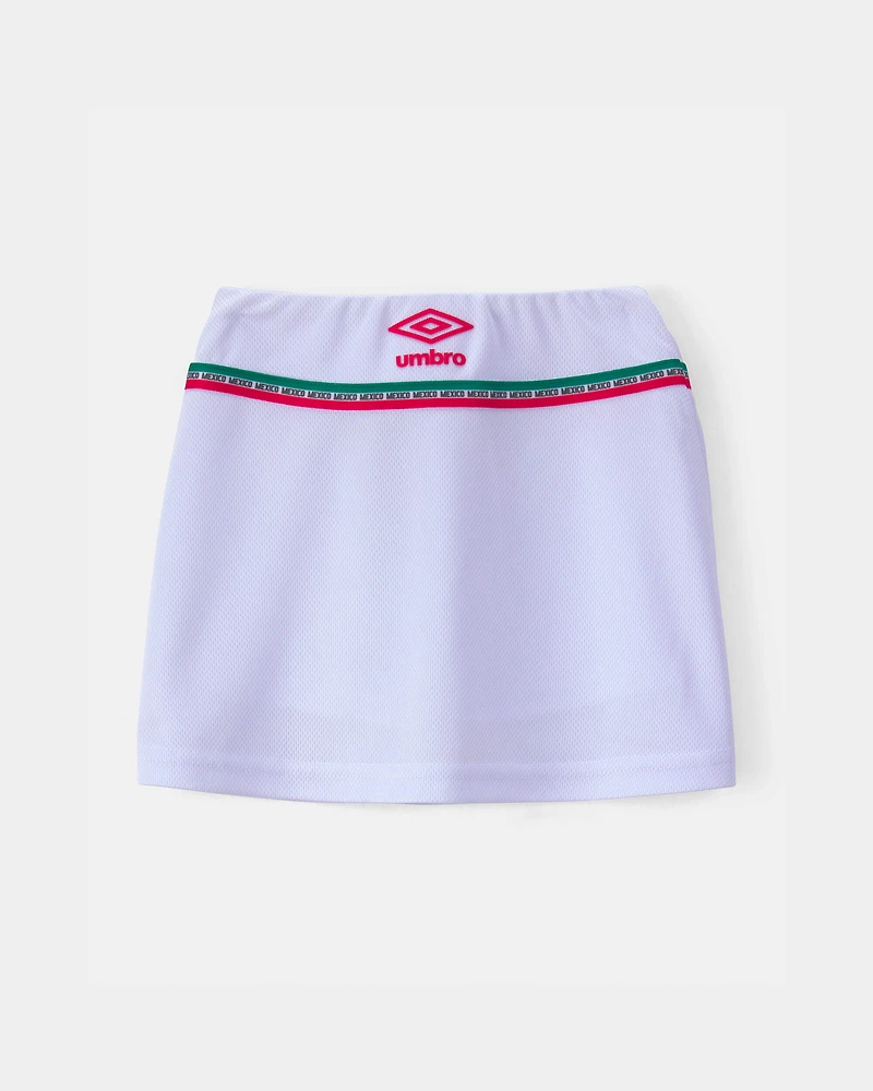 Toddler Girl Umbro Mexico Active Skort - White