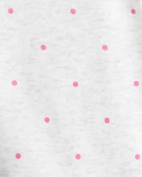 Baby Girl 3-Piece Art Print Jacket, Bodysuit & Pant Set - Blue/Pink