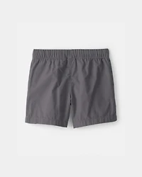 Toddler Boy Canvas Shorts - Grey