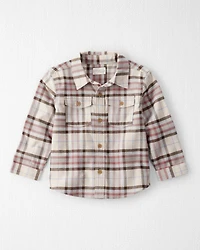 Toddler Boy Organic Cotton Button-Front Flannel