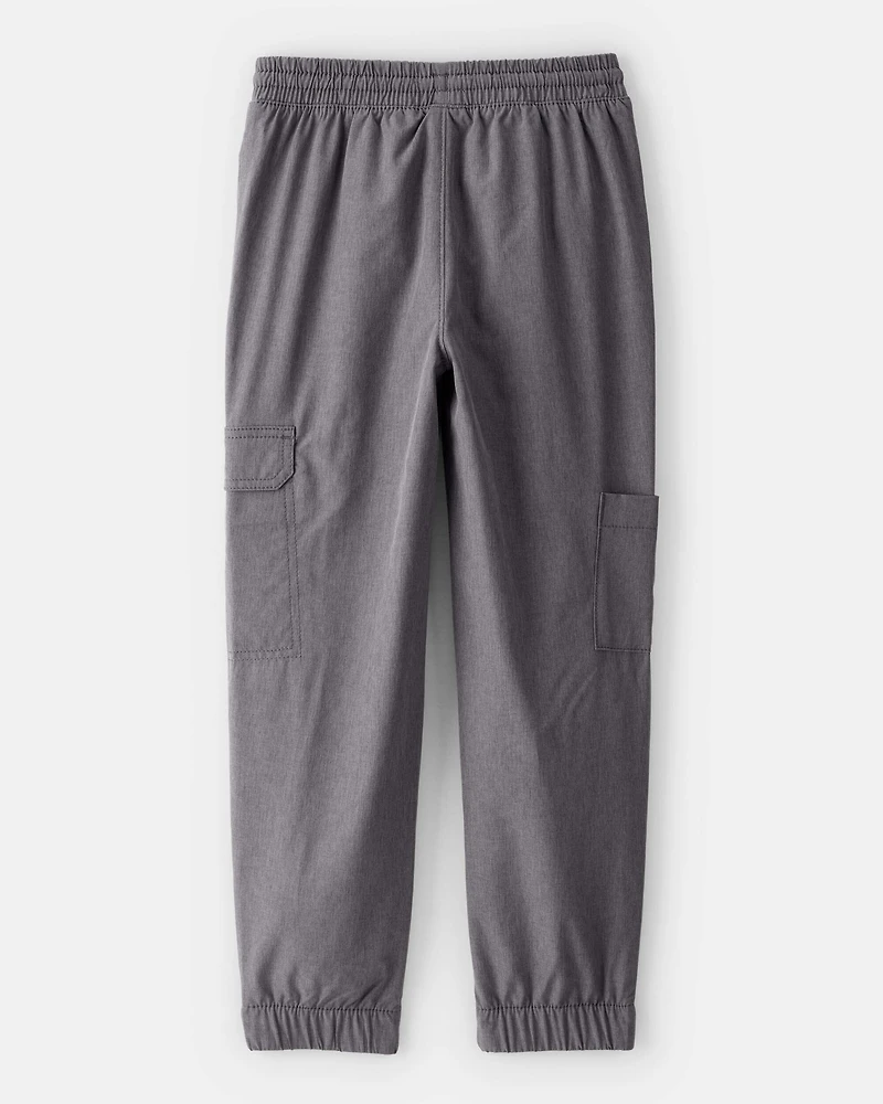 Boys Active Woven Joggers - Grey