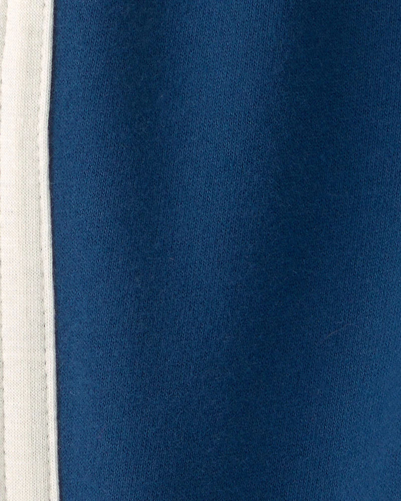 Baby Boy French Terry Pants - Navy Blue
