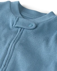 Baby Organic Cotton Rib Sleep & Play Pajama