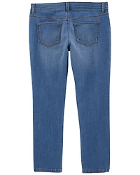 Kid Medium Blue Wash Plus-Fit Skinny-Leg Jeans