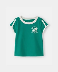 Baby Girl 'Laughter & Smiles' Top - Green