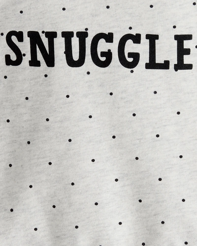 Baby Girl Snuggle Pullover & Pant Set - Grey