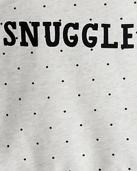 Baby Girl Snuggle Pullover & Pant Set - Grey