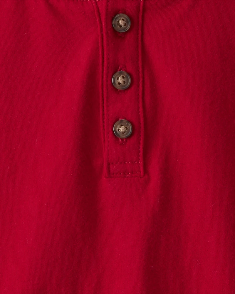 Toddler Boy 2-Pack Long-Sleeve T-Shirts - White/Red