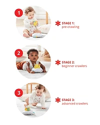 Explore & More Follow-Bee Baby Crawl Toy