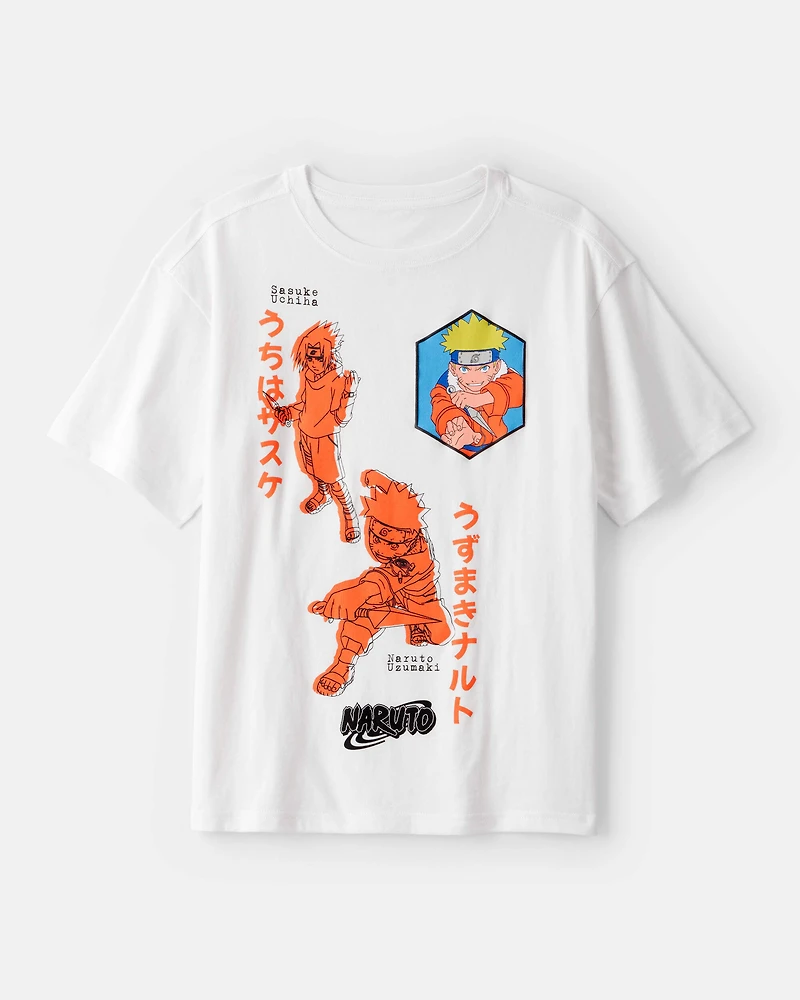 Kid Naruto Short-Sleeve Graphic Tee - White