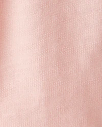 Baby Girl Bow Pocket French Terry Pants - Coral