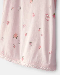 Baby Girl Floral Top - Pink