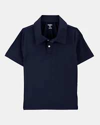 Kid 3-Pack Active Uniform Polo Shirts in Moisture Wicking BeCool™ Fabric - Navy
