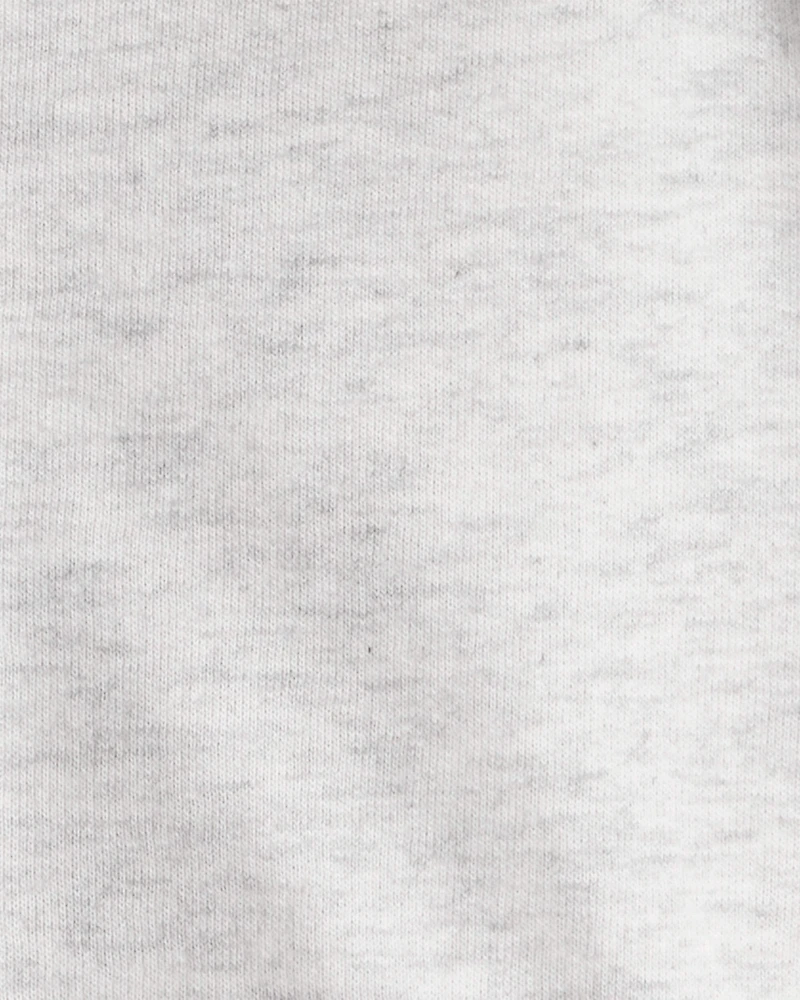 Toddler Girl DayDream Fleece Long-Sleeve Hooded Zip-Up Jacket - Grey