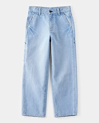 Boys Baggy Iconic Denim Carpenter Pants