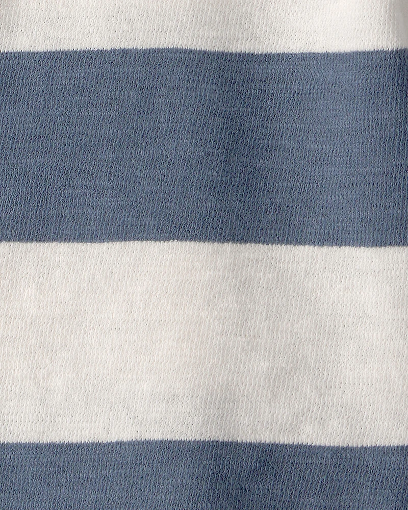 Toddler Boy Polo Shirt Made with Organic Cotton in Stripes