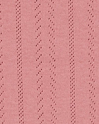 Kid 2-Piece Pointelle Tee & Butterfly Maxi Skirt Set - Pink