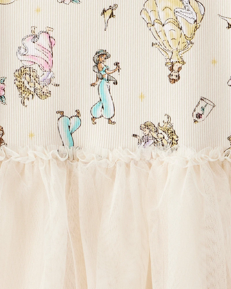 Toddler Disney Princess Long-Sleeve Tutu Dress