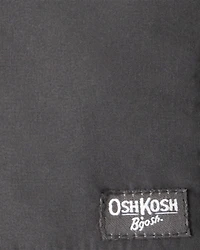 Baby Boy Long-Sleeve Midweight Quilted Bomber Jacket - Black