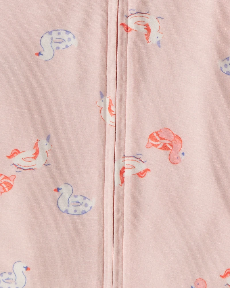 Baby Girl 2-Pack Flamingo PurelySoft™ 1-Piece Pajama - Pink