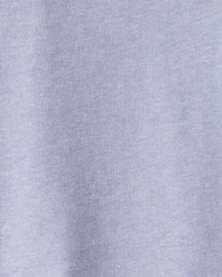 Girls 2-Piece French Terry Long-Sleeve Tee & Pant Set - Blue