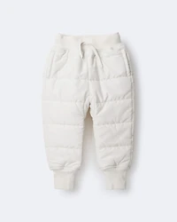 Toddler Ski Jogger Pant - Cream