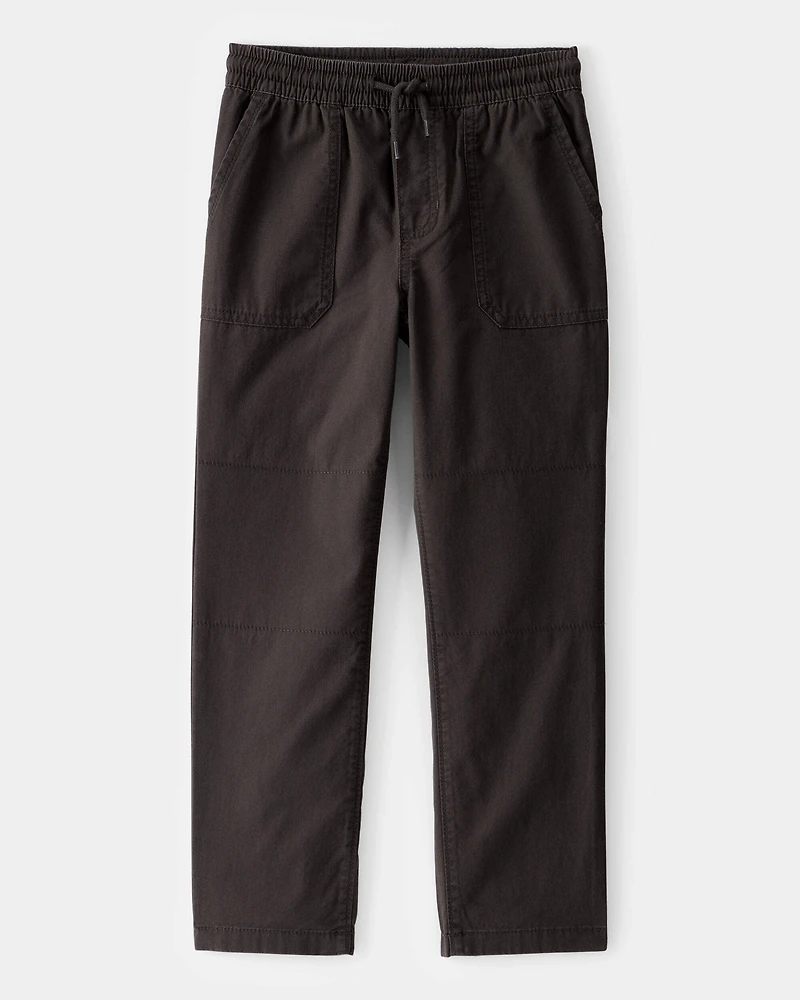 Boys Everyday Pull-On Pants - Dark Grey