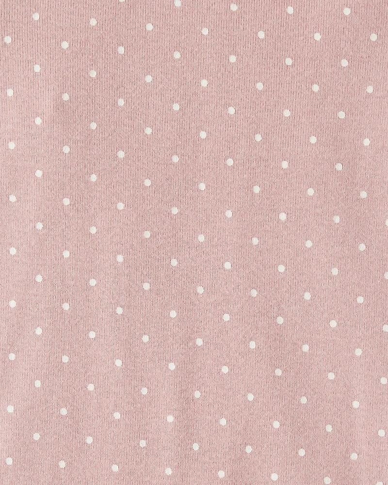 Baby Girl 7-Piece Short-Sleeve Bodysuits & Ruffle Pants Set - Purple/Cream