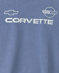 Boys Corvette French Terry Pullover Sweatshirt - Blue