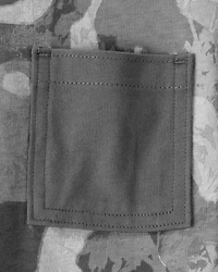 Boys Camo Cotton Short-Sleeve Pocket Tee - Grey