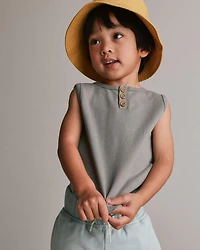 Toddler Boy Henley Tank