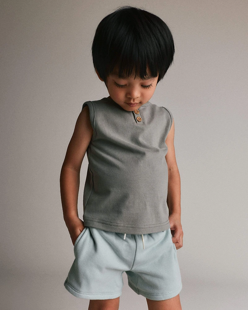 Toddler Boy Henley Tank