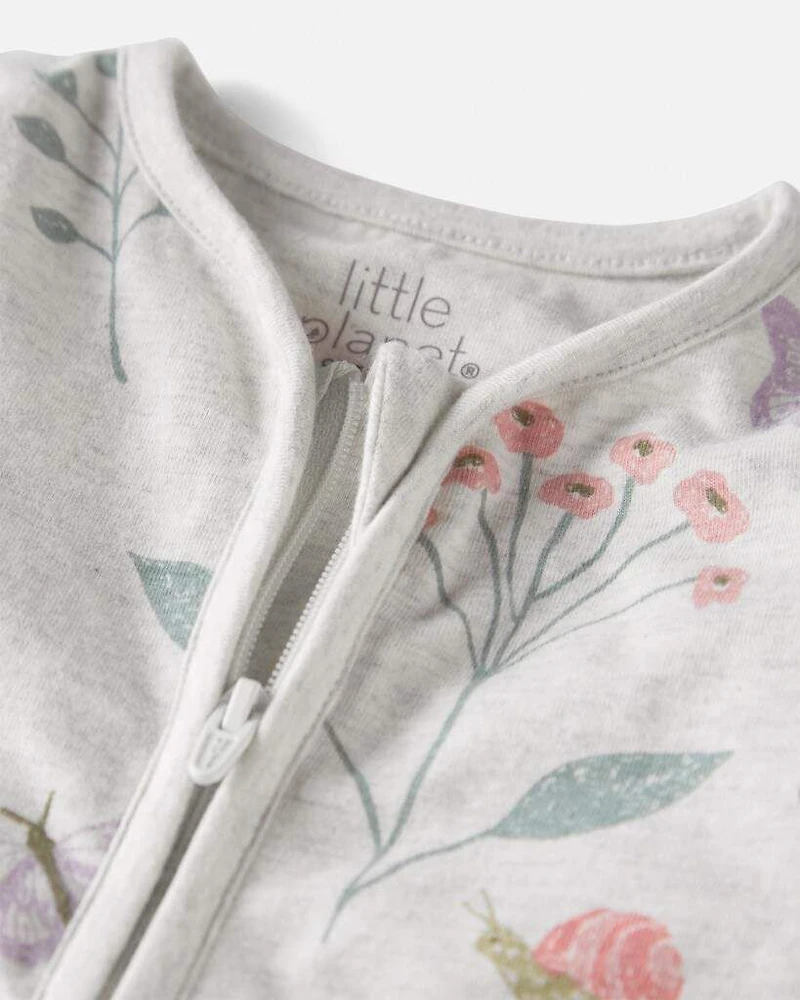 Baby Girl Organic Cotton Sleep & Play Pajamas