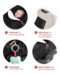 All Seasons Car Seat Cover - Oat