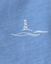 Baby Boy 2-Piece Sailboat Top & Short Set - Blue