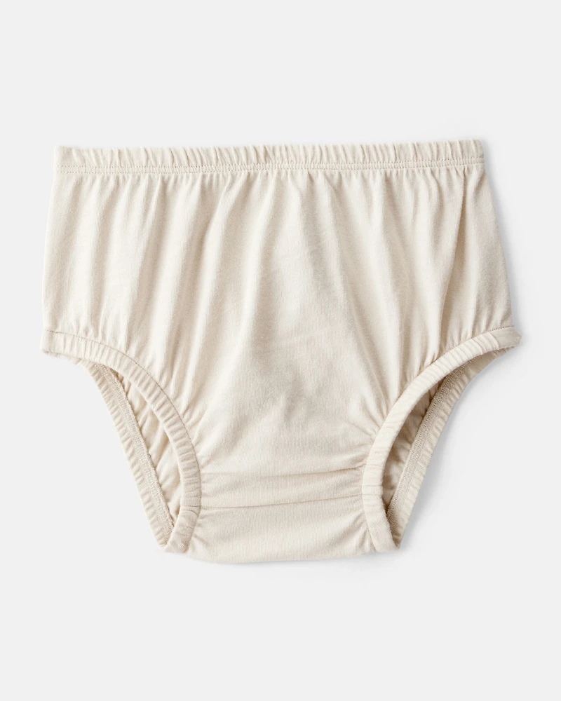 Baby Girl Sweater Knit Long-Sleeve Dress - Brown