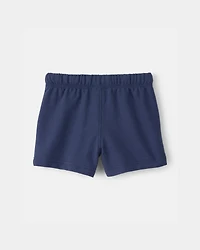 Baby Boy French Terry Shorts - Blue