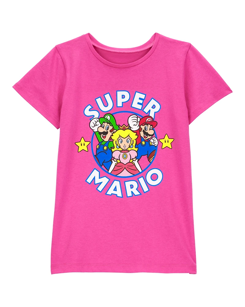 Girls Super Mario™ Short-Sleeve Graphic Tee - Pink