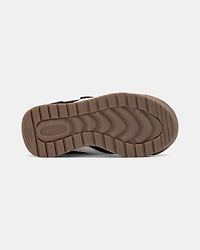 Toddler Boy Striped Sporty Sneakers - Black/White