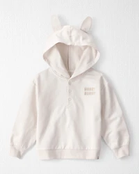 Toddler Organic Cotton 'Honey Bunny' Hoodie