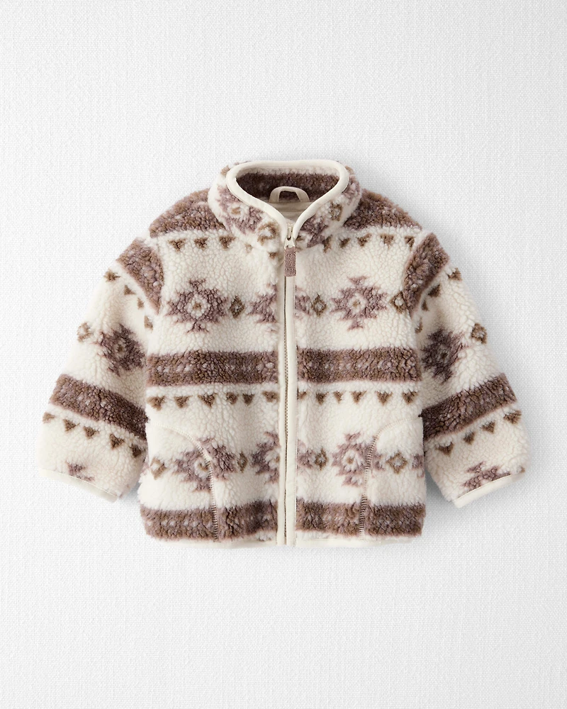 Baby Recycled Southwestern Sherpa Jacket