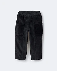Toddler Boy Corduroy Pocket Pant - Black