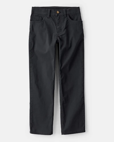 Boys Cotton Chino Pants - Black