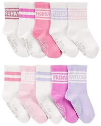 Toddler 10-Pack Crew Socks