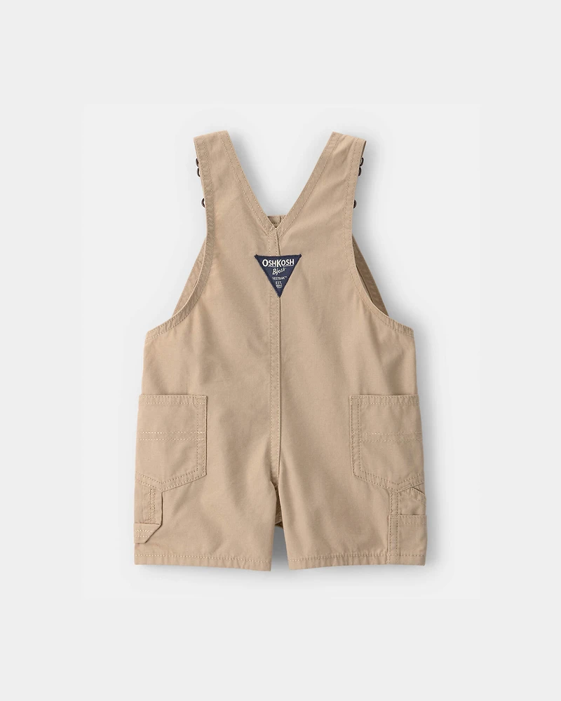 Baby Boy Canvas Shortall - Khaki
