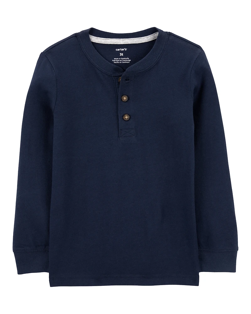 Baby Long-Sleeve Henley Tee